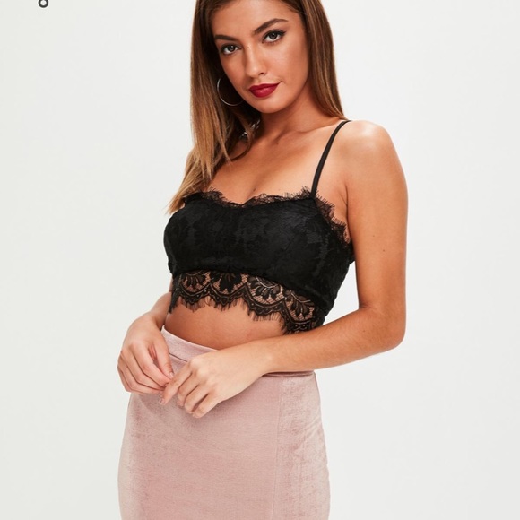 missguided lace bralet